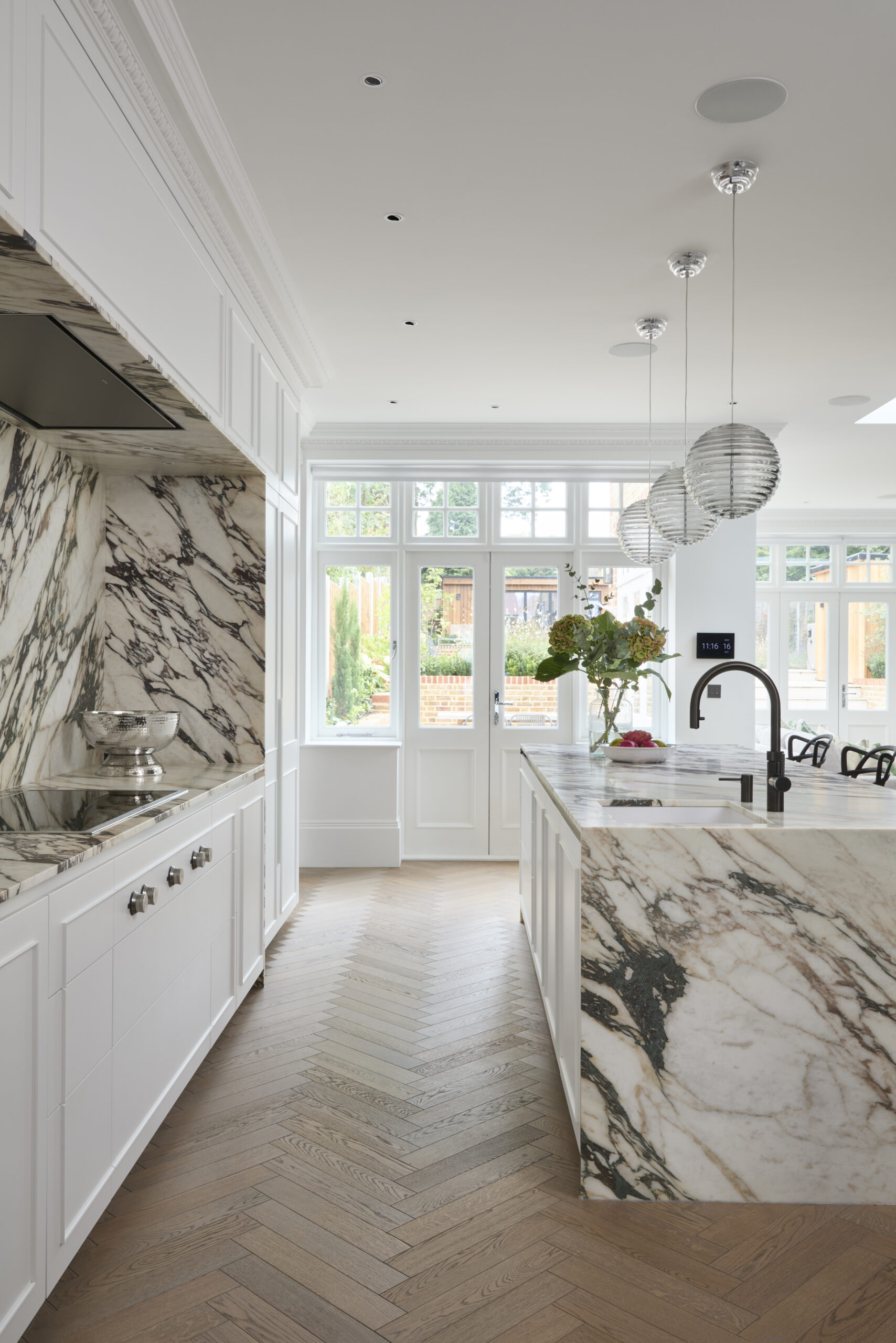 Phase 4: A beautifully finished luxury bespoke kitchen after final installation.